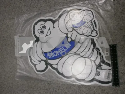наклейка "MICHELIN" к-т из 2-ух (35х50/14х16 см) цвет ассорти