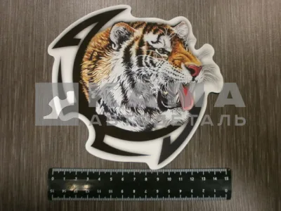 наклейка "ТИГР TATOO" №3 (15х15 см) полноцветная