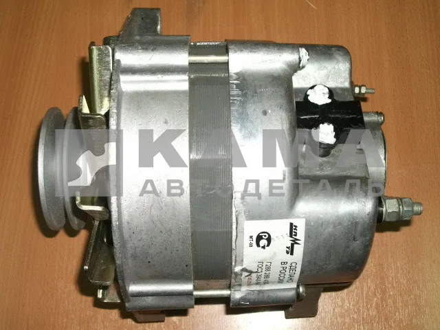 генератор Г-288 (без реле зарядки, клиновой ремень) 28V-47А. "КАМТЭ"