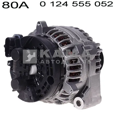 генератор БОШ (28V-80A) Import 0 124 555 052 Y124 R10 015 / 45104370101390 (КамАЗ Е4)