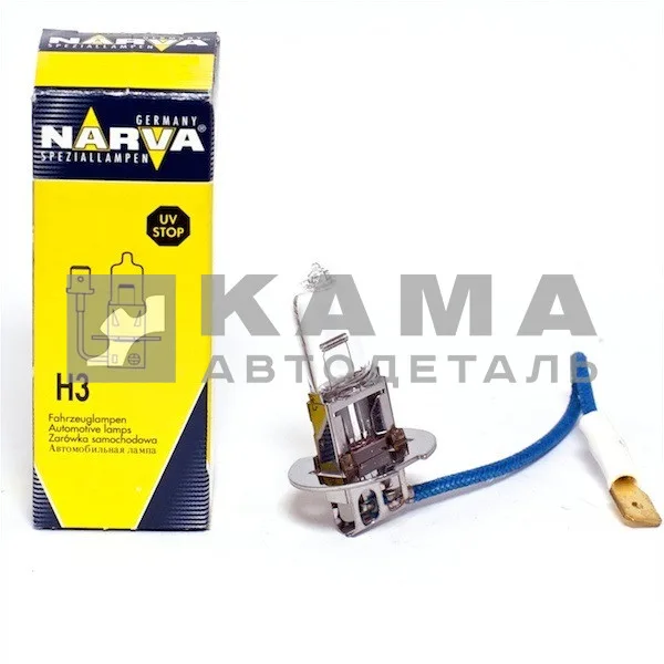 лампа Н-3 24х70 (противотум С проводом) NARVA Pk22s