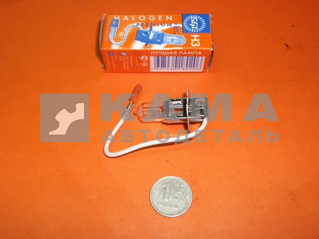 лампа Н-3 24х70 (противотум С проводом) Pk22s 54330