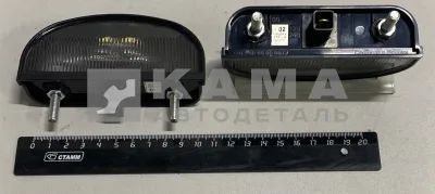 подсветка номера ЕВРО Светодиод. "САКУРА" ОН3 00-02LED (пластмас, разъем одна клемма)
