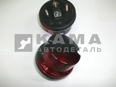 фонарь габаритный задний контурный 381.3731 (красный черный) круглый