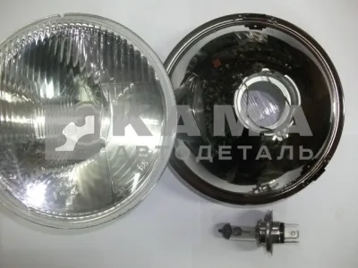 оптика фары галогеновая БЕЗ подсветки 62.3711200-09