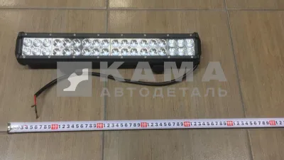 противотуманка СВЕТОДИОД. 36 LED D-108 (метал. двухрядная, белая) L-438 мм.