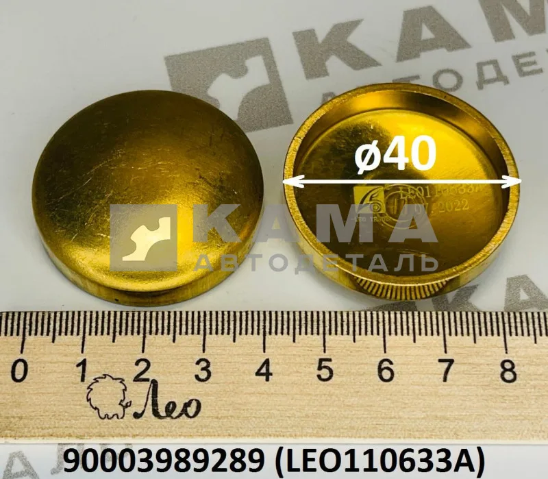 заглушка D-40 Вичай WP10/WP12 LEO110633A (90003989289) Шакман/Хово