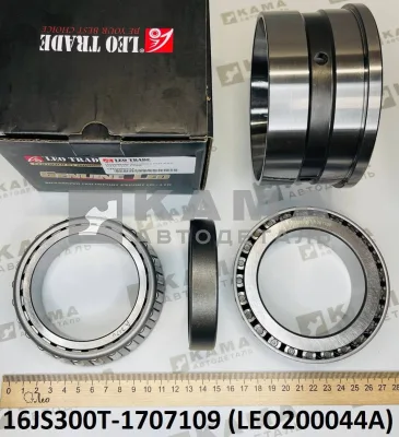 подшипник 16JS300T-1707109 хвостовика КПП 12JS LEO200044A (пара, Dвнут=76мм) Шакман
