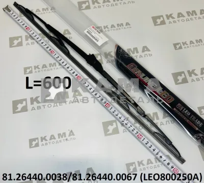 щетка стеклоочистителя (L=600) LEO800250A (81.26440.0038) Шакман F3000