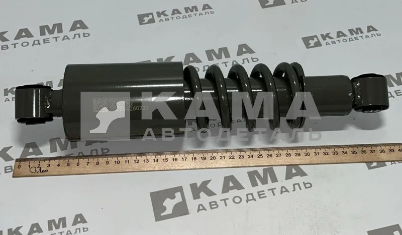 амортизатор под кабину Задний WG1642440088 (L=400, ухо/ухо+пружина) (ан. LEO300037A) Хово/Ситрак