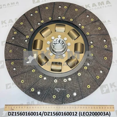 диск сцепления D430 (d=44,6; Z=10) LEO200003A (DZ1560160014) Шакман и др.