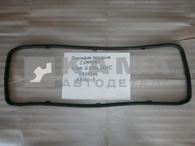 прокладка поддона КАММИНС 6ISBe, ISDe 4934344 (резиновая)