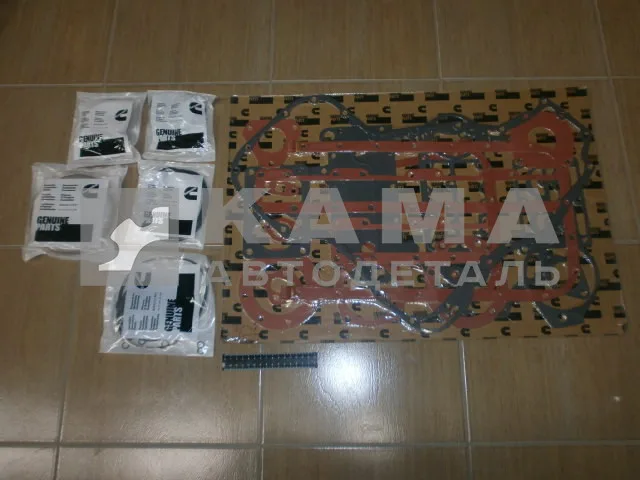 р/к прокладки ДВИГАТЕЛЯ КАММИНС "нижний" 4089759 (4089889/4089959) ISLe,L (прокладки, сал.,кол.)