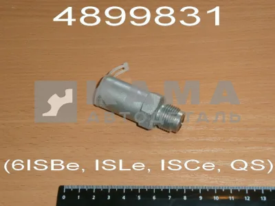 клапан обратки топливной рампы КАММИНС 4899831 (6ISBe, ISLe, ISCe, QS) F00R000756/1110010035 эконом
