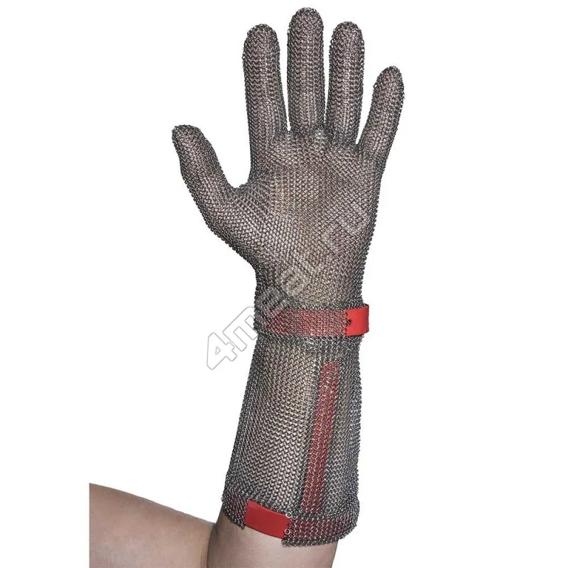 Перчатка кольчужная пятипалая EUROFLEX с манжетой 19 см