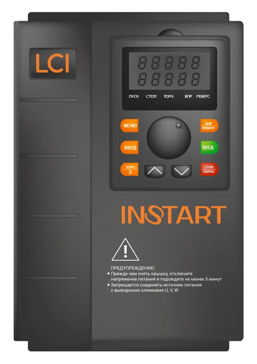 Частотный преобразователь INSTART LCI-G5.5/P7.5-4B, 5,5кВт, 380В (13 А)