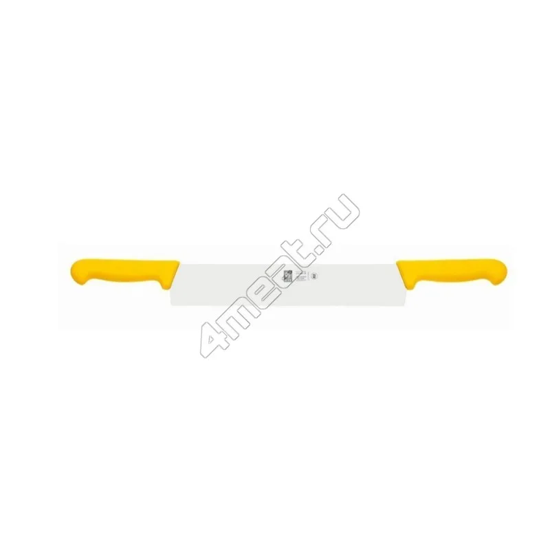 Нож для сыра с двумя ручками (желтая рукоять) ICEL 9501-30 см жесткое лезвие