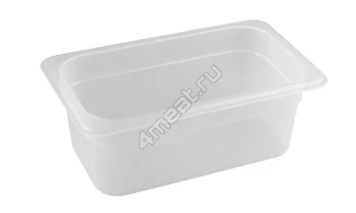 Гастроемкость GN 1/4 (265х162х100 мм V=2,8л)