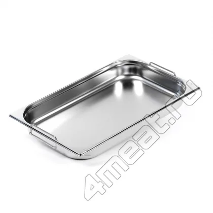 Гастроемкость с ручками GN 1/1 (530х325х65 мм V=9л) нерж.сталь
