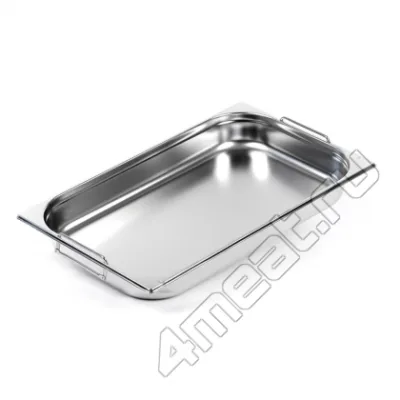 Гастроемкость с ручками GN 1/1 (530х325х65 мм V=9л) нерж.сталь