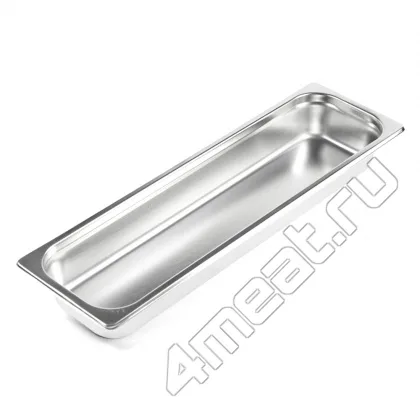 Гастроемкость GN 2/4 (530х160х65 мм V=3,7л) нерж.сталь