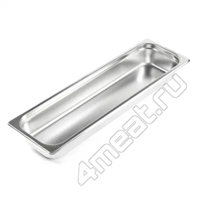 Гастроемкость GN 2/4 (530х160х65 мм V=3,7л) нерж.сталь