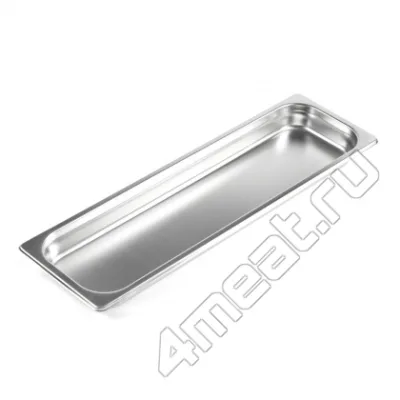 Гастроемкость GN 2/4 (530х160х40 мм V=2,3л) нерж.сталь
