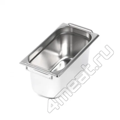 Гастроемкость с ручками GN 1/3 (327х176х150 мм V=5,7л) нерж.сталь