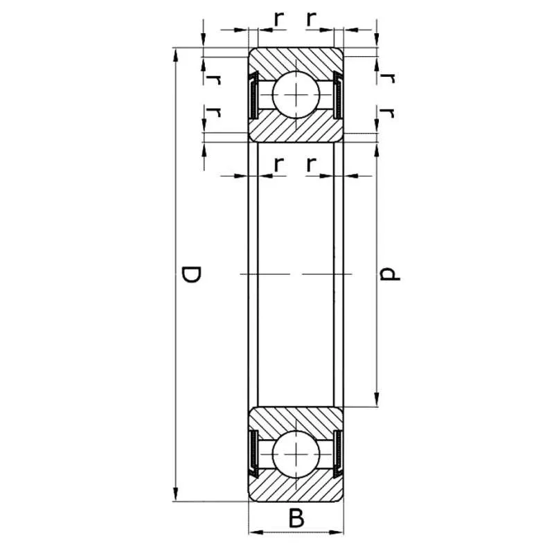 ПОДШИПНИК 6308 ZZ NSK