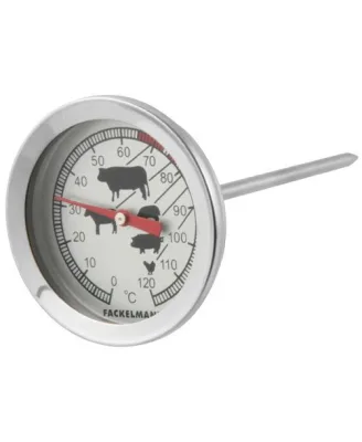 Термометр 0°C /+120°C цена деления 1°C, для мяса и птицы с зондом (75801)(63801) FM /1/5/140/