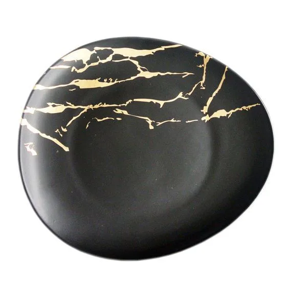 Тарелка Black Gold 29*26 см