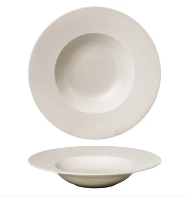 Тарелка глубокая d=27 cм, 450 мл, фарфор "NOBLE" серия "Fine Plus-Light Grey"