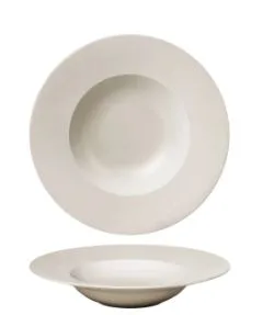 Тарелка глубокая d=30 cм, 700 мл, фарфор "NOBLE" серия "Fine Plus-Light Grey"