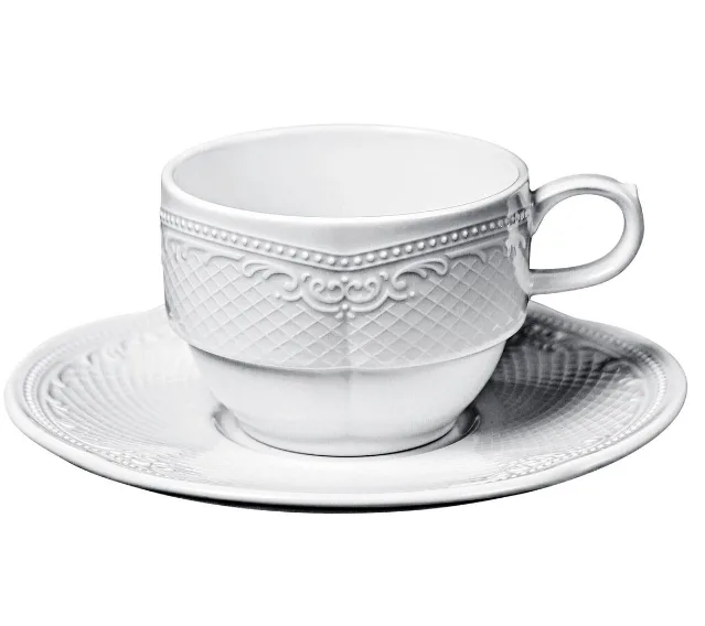 Чайная пара 250 мл, фарфор, Aristocrat, Noble