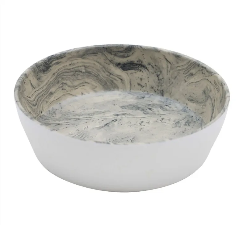Салатник меламиновый 18*5.3см P.L. STREAMER GREY