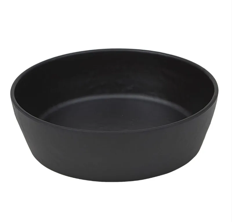 Салатник меламиновый 18*5.3см P.L. BLACK FINISH