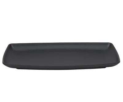 Блюдо тарелка меламиновая 29*14*2.7см P.L. BLACK FINISH