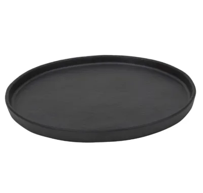 Блюдо тарелка меламиновая 27*2см P.L. BLACK FINISH