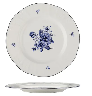 Тарелка круглая 26 см,коллекция "Blue Flower" P.L. Proff Cuisine