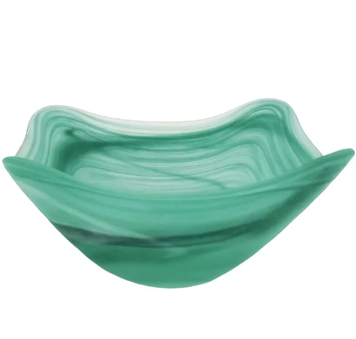 Салатник матовый 14*14см, h=7 см, 300 мл, материал cтекло,серия "Green Sky"