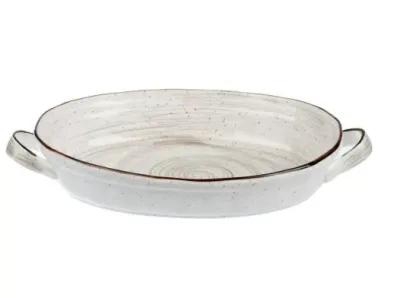 Блюдо с ручками «White Fusion» 31*23 см