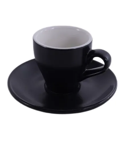 Кофейная пара Barista (Бариста) 80 мл,черный-матовый цвет, P.L.