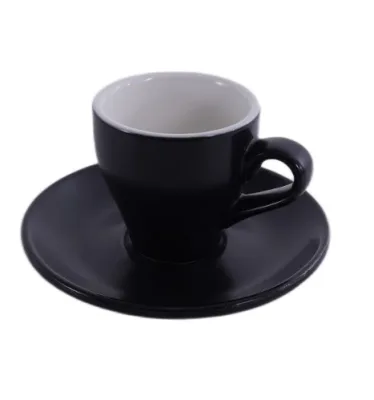 Кофейная пара Barista (Бариста) 80 мл,черный-матовый цвет, P.L.