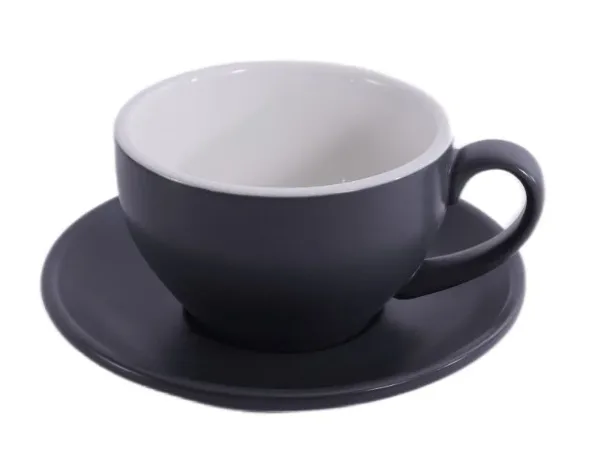 Кофейно-чайная пара Barista (Бариста) 250 мл,серый-матовый цвет, P.L.