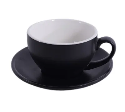 Кофейно-чайная пара Barista (Бариста) 250 мл,черный-матовый цвет, P.L.