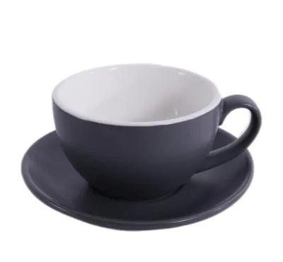 Кофейно-чайная пара Barista (Бариста) 300 мл,серый-матовый цвет, P.L.