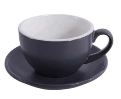 Кофейно-чайная пара Barista (Бариста) 350 мл,серый-матовый цвет, P.L.