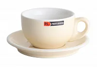 Чашка с блюдцем Barista (Бариста) 280 мл, бежевая, P.L.