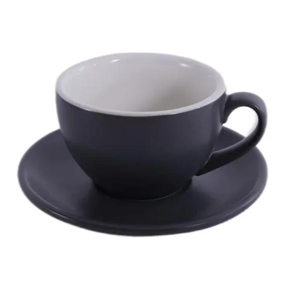 Кофейно-чайная пара Barista (Бариста) 200 мл,серый-матовый цвет, P.L.
