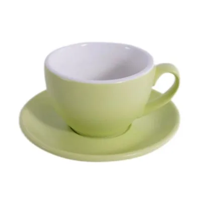 Кофейно-чайная пара Barista (Бариста) 200 мл,матовый цвет зеленого плода, P.L.